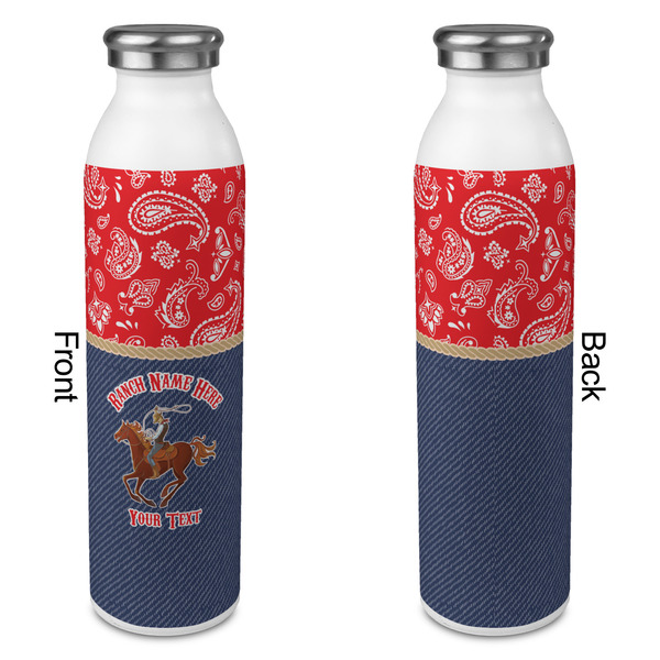 Western Ranch 20oz Water Bottles - Full Print - Approval