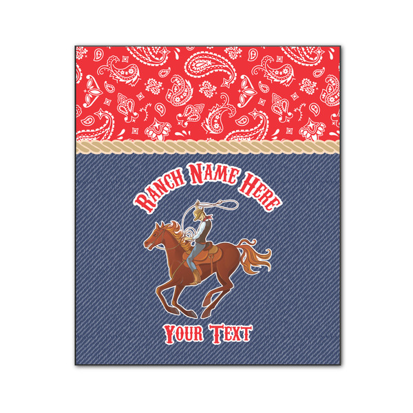 Western Ranch 20x24 Wood Print - Front View