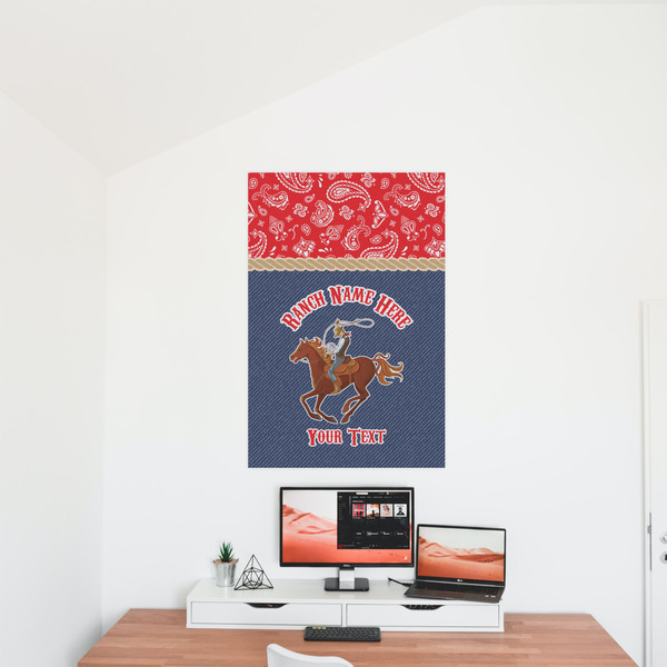 Western Ranch 24x36 - Matte Poster - On the Wall