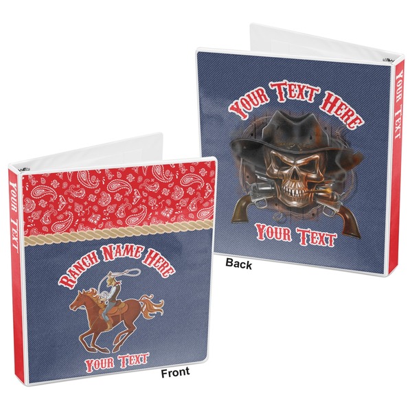 Western Ranch 3-Ring Binder Front and Back