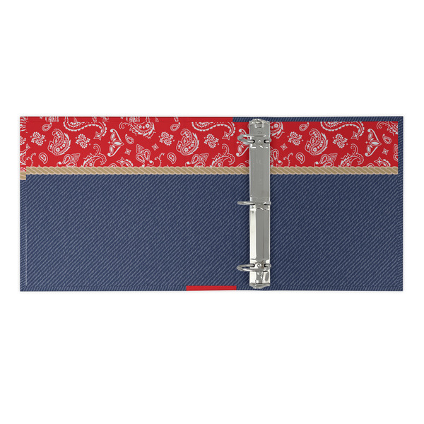 Western Ranch 3 Ring Binders - Full Wrap - 2" - OPEN INSIDE