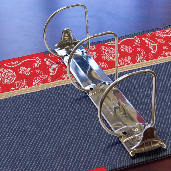 Western Ranch 3 Ring Binders - Full Wrap - 3" - DETAIL