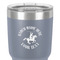Western Ranch 30 oz Stainless Steel Ringneck Tumbler - Grey - Close Up