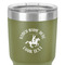 Western Ranch 30 oz Stainless Steel Ringneck Tumbler - Olive - Close Up