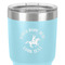 Western Ranch 30 oz Stainless Steel Ringneck Tumbler - Teal - Close Up