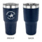 Western Ranch 30 oz Stainless Steel Ringneck Tumblers - Navy - Single Sided - APPROVAL