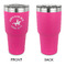 Western Ranch 30 oz Stainless Steel Ringneck Tumblers - Pink - Single Sided - APPROVAL