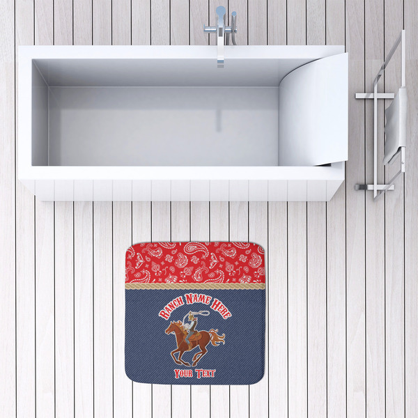 Western Ranch 48x48 Foam Memory Mat - LIFESTYLE