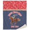 Western Ranch Sherpa Throw Blanket (Personalized)