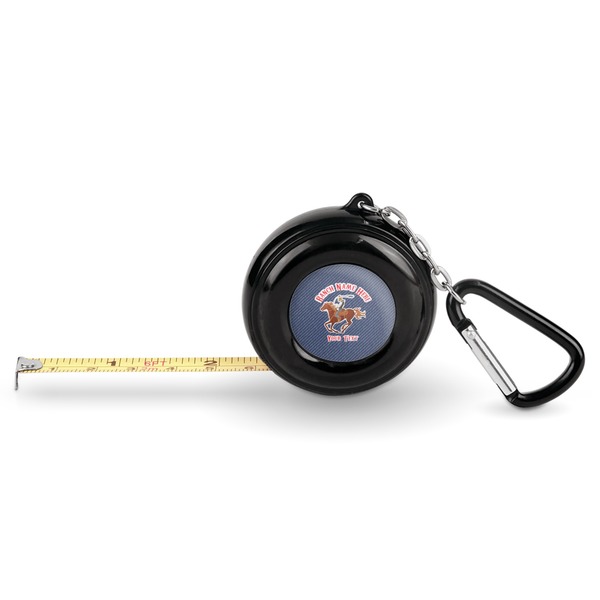 Custom Western Ranch Pocket Tape Measure - 6 Ft w/ Carabiner Clip (Personalized)