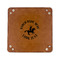Western Ranch 6" x 6" Leatherette Snap Up Tray - FLAT FRONT