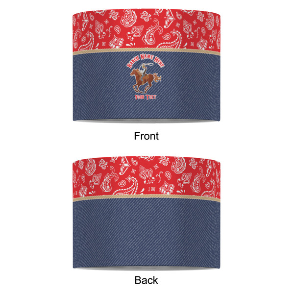 Western Ranch 8" Drum Lampshade - APPROVAL (Fabric)