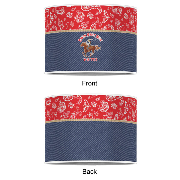 Western Ranch 8" Drum Lampshade - APPROVAL (Poly Film)