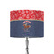 Western Ranch 8" Drum Lampshade - ON STAND (Fabric)