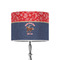 Western Ranch 8" Drum Lampshade - ON STAND (Poly Film)