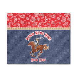 Western Ranch 8' x 10' Indoor Area Rug (Personalized)