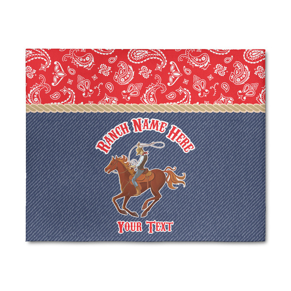 Custom Western Ranch 8' x 10' Indoor Area Rug (Personalized)
