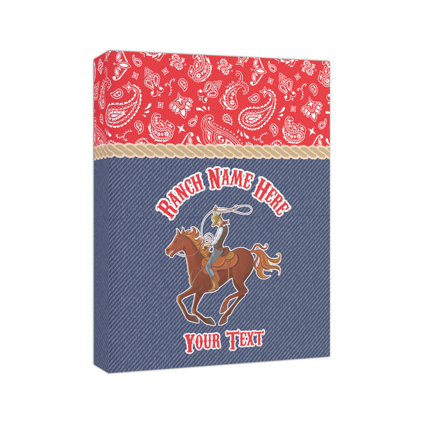 Western Ranch 8x10 - Canvas Print - Angled View