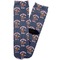 Western Ranch Adult Crew Socks - Single Pair - Front and Back