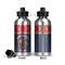 Western Ranch Aluminum Water Bottle - Front and Back