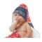 Western Ranch Baby Hooded Towel on Child
