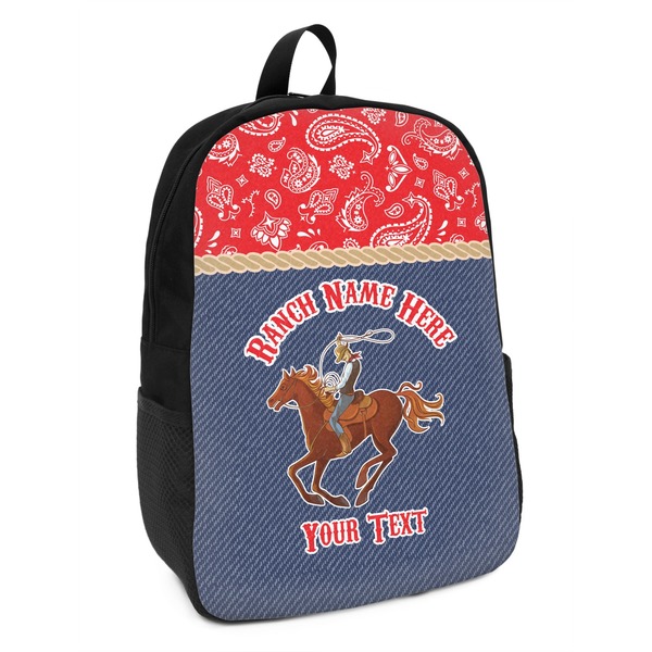 Custom Western Ranch Kids Backpack (Personalized)