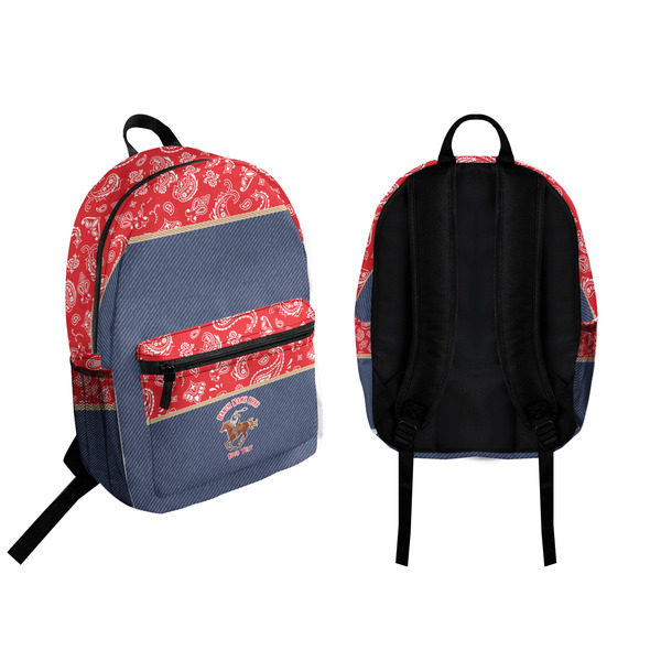Western Ranch Backpack front and back - Apvl