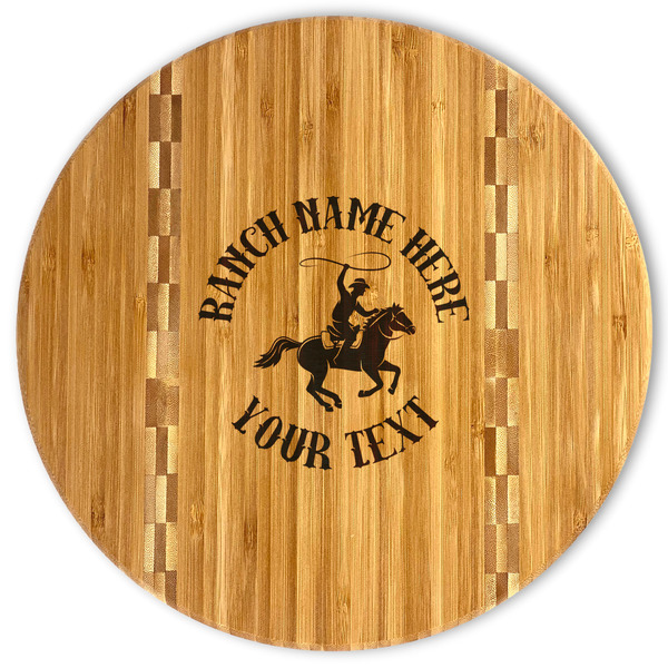 Custom Western Ranch Bamboo Cutting Board (Personalized)