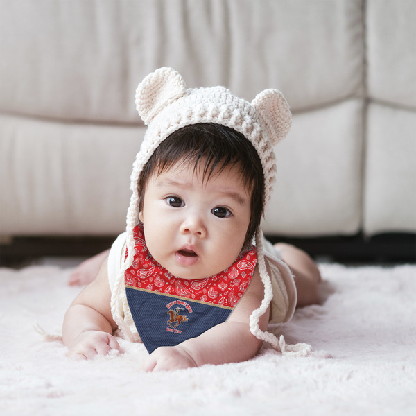 Western Ranch Bandana Bib - (Lifestyle 2 girl)