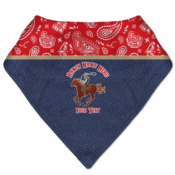 Custom Western Ranch Bandana Bib (Personalized)