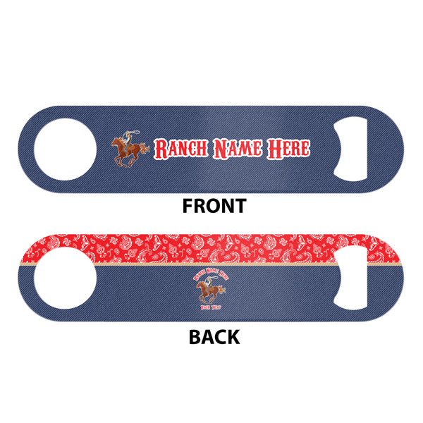 Western Ranch Bar Bottle Opener - White - Approval