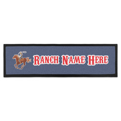 Western Ranch Bar Mat (Personalized)