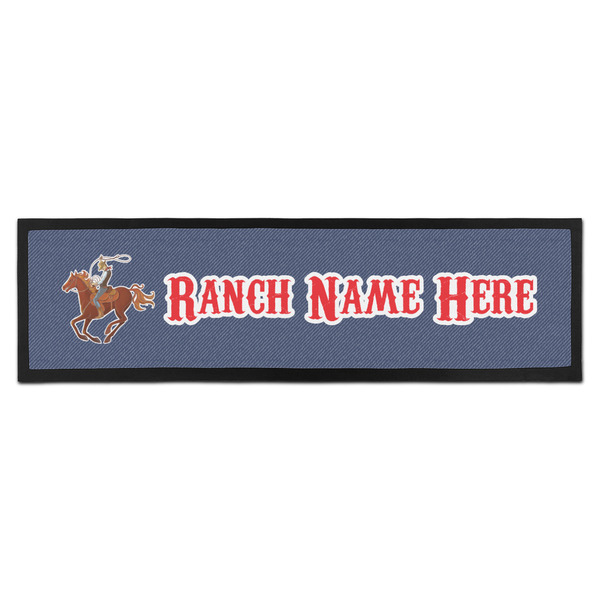 Custom Western Ranch Bar Mat - Large (Personalized)