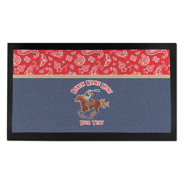 Western Ranch Bar Mat - Small - FRONT
