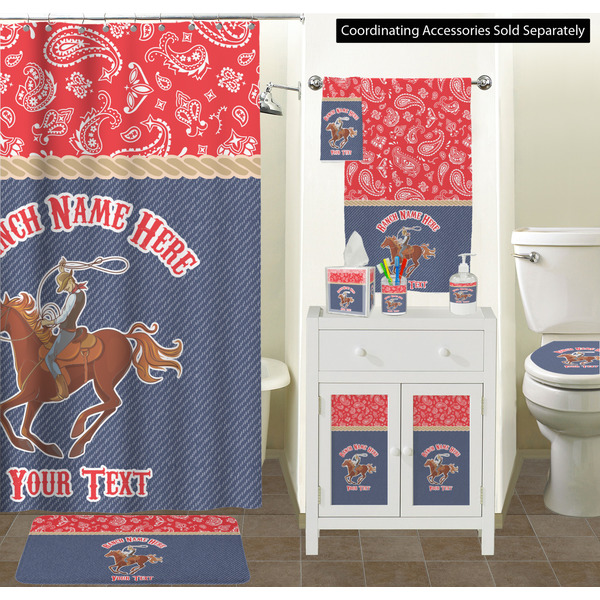 Western Ranch Bathroom Scene