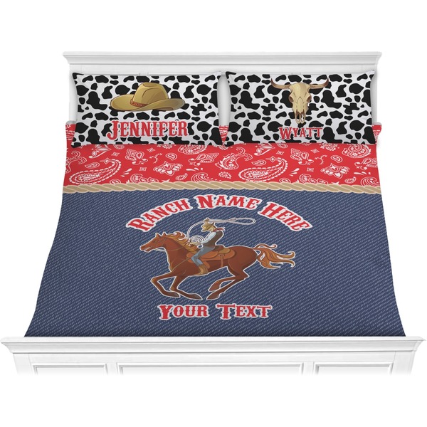 Custom Western Ranch Comforter Set - King (Personalized)
