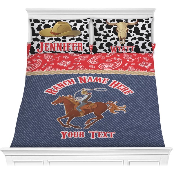 Custom Western Ranch Comforter Set - Full / Queen (Personalized)