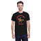 Western Ranch Black Crew T-Shirt on Model - Front