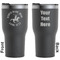 Western Ranch Black RTIC Tumbler - Front and Back