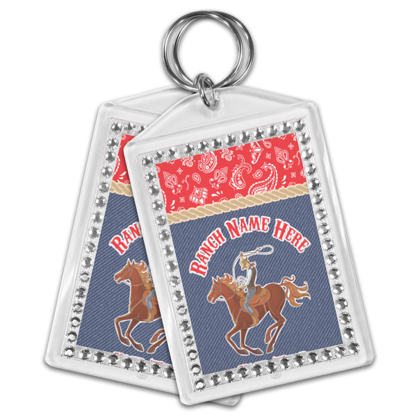 Western Ranch Bling Keychain - MAIN