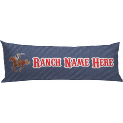 Western Ranch Body Pillow Case (Personalized)