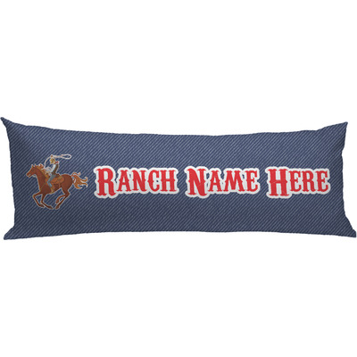 Western Ranch Body Pillow Case (Personalized)