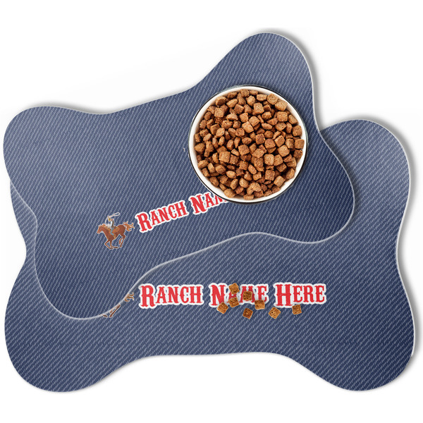 Western Ranch Bone Shaped Dog Mats - MAIN