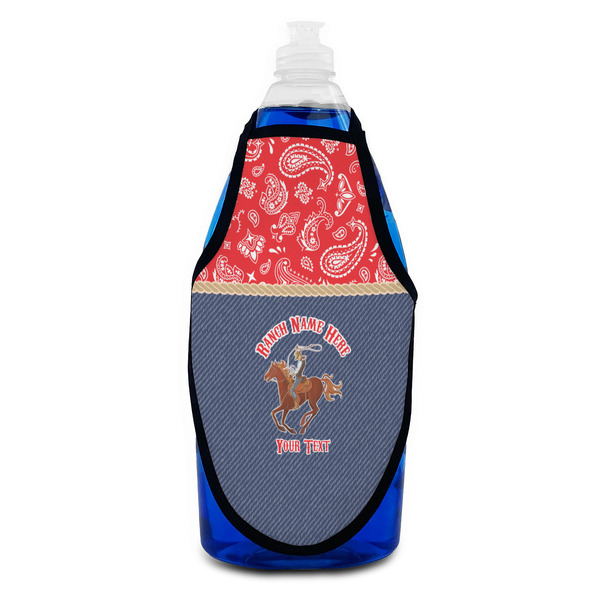 Western Ranch Bottle Apron - Soap - FRONT