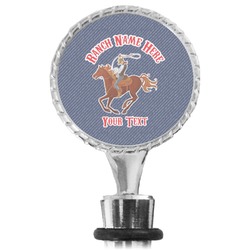 Western Ranch Wine Bottle Stopper (Personalized)