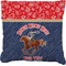 Western Ranch Burlap Pillow 16"