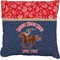Western Ranch Burlap Pillow 22"