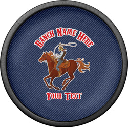 Western Ranch Cabinet Knob (Black) (Personalized)