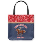 Western Ranch Canvas Tote Bag - Small - 13"x13" (Personalized)