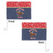 Western Ranch Car Flag - 11" x 8" - Front & Back View